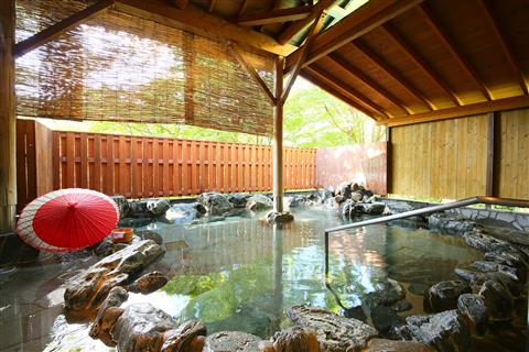 大江戸温泉物語 ホテル鬼怒川御苑・露天風呂(女性)